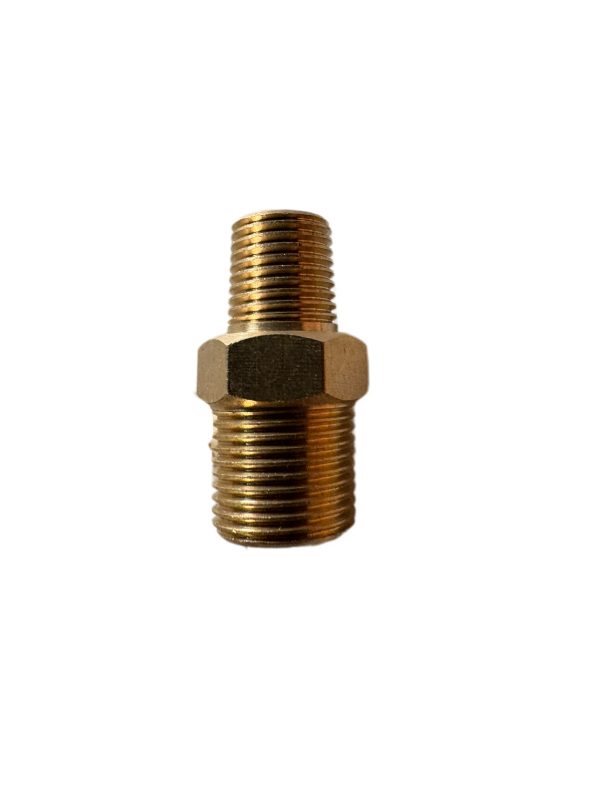 1/4” Male to 3/8” Male Nipple